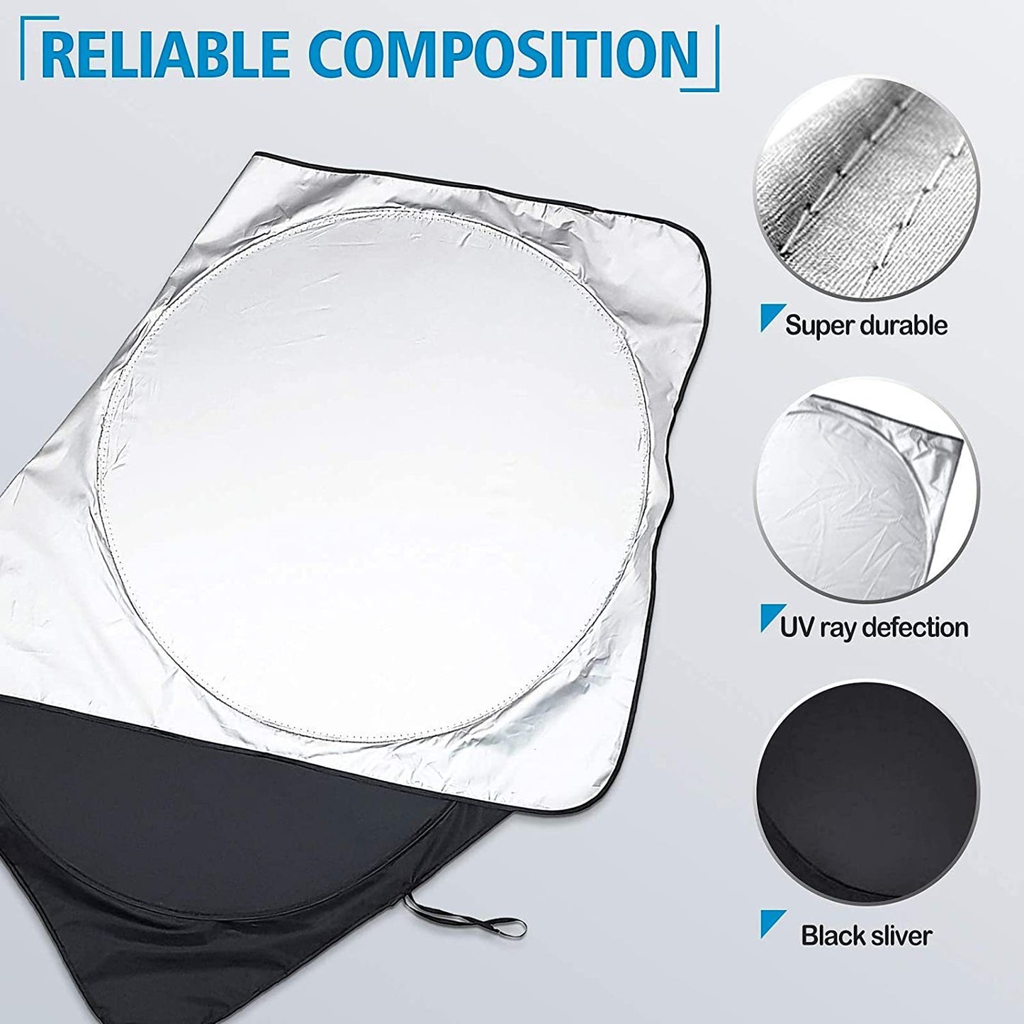 Sunshade Car Sunshade Silver-Coated Cloth Material