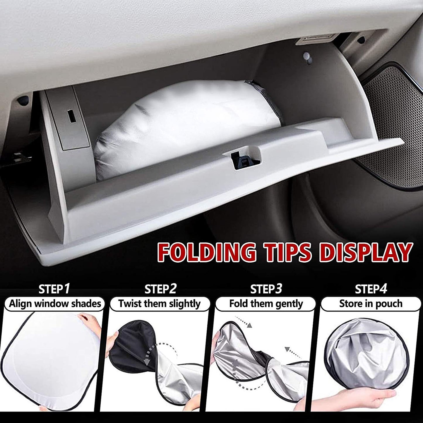 Sunshade Car Sunshade Silver-Coated Cloth Material