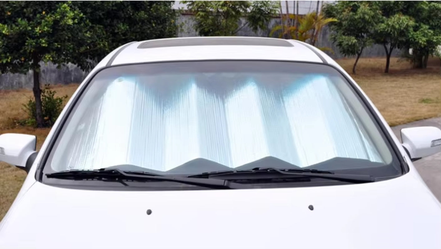 High Quality Pe Bubble Foldable Car Sun Shades Front Custom Printing Car Sunshade