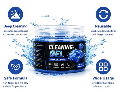 Car Cleaning Gel Universal Dust Removal Putty Keyboard Vent Cleaner Reusable Interior Cleaning Slime for Car Home Office
