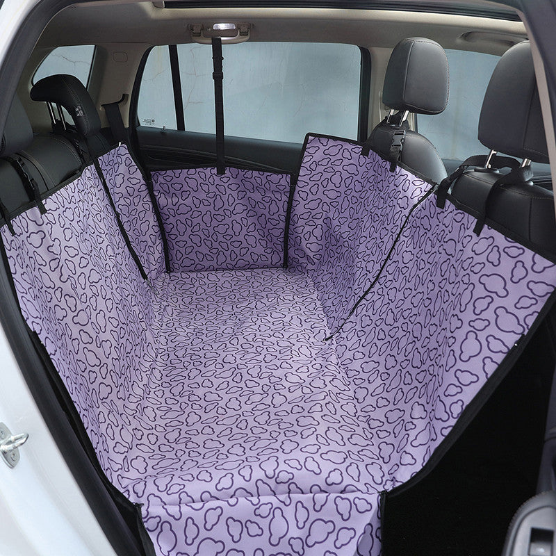Dog Car Mats, Dog Mats, Golden Retriever Pet Dog Cushions, Rear Car Mats, Waterproof and Dirt-Resistant Car Pet Seat Covers
