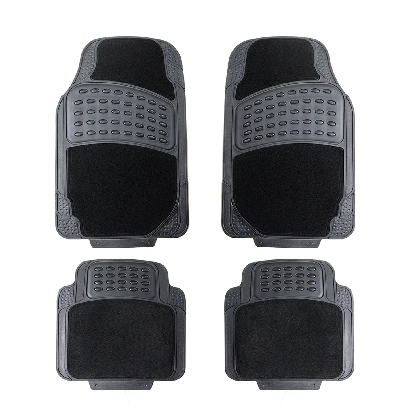 Factory Direct Luxury All-Season Front Car Floor Mats PVC/TPR/TPE Waterproof Non-Slip Cow Eye Patch Carpet 3D 10Mm Thick