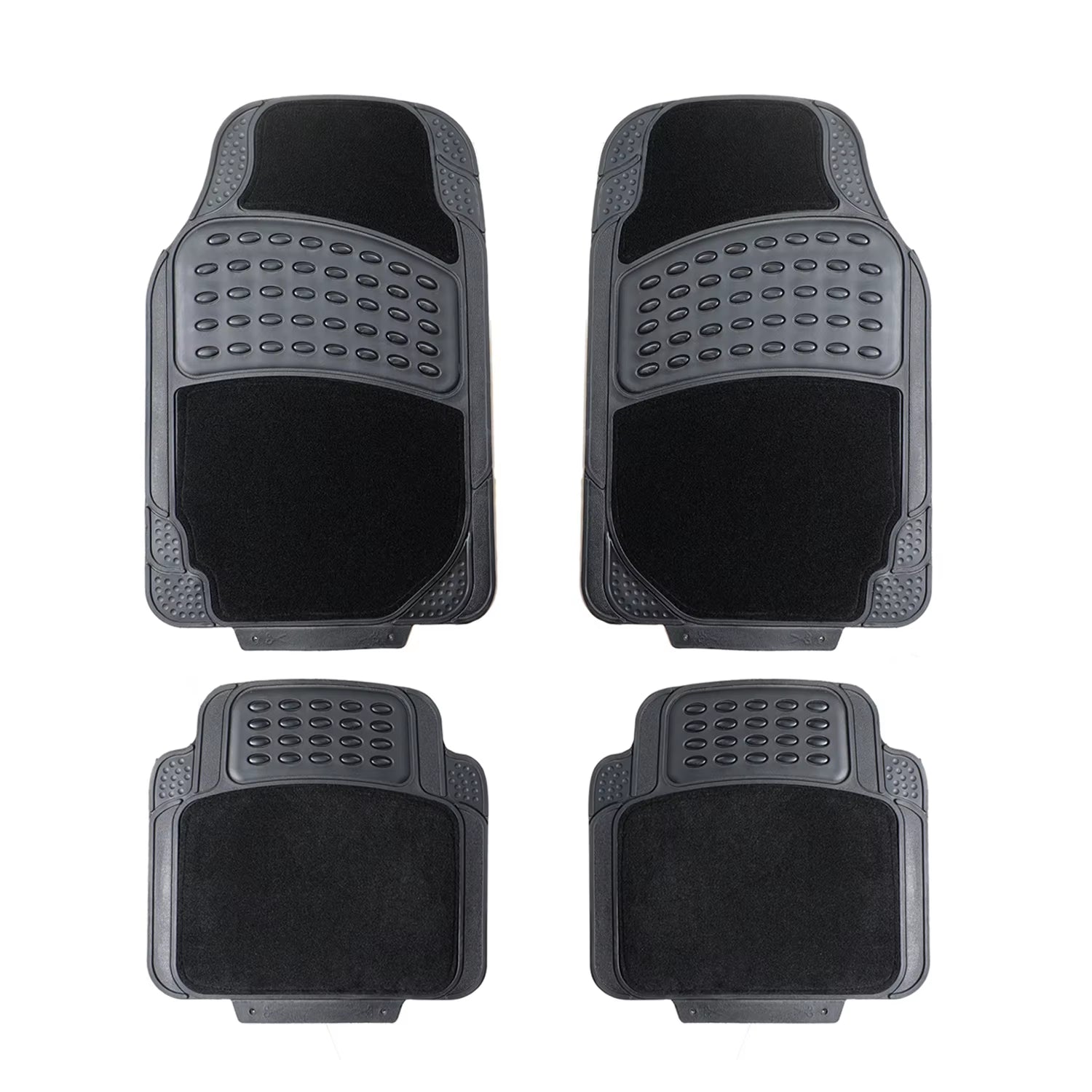 Factory Direct Luxury All-Season Front Car Floor Mats PVC/TPR/TPE Waterproof Non-Slip Cow Eye Patch Carpet 3D 10Mm Thick