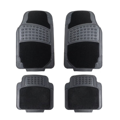 Factory Direct Luxury All-Season Front Car Floor Mats PVC/TPR/TPE Waterproof Non-Slip Cow Eye Patch Carpet 3D 10Mm Thick