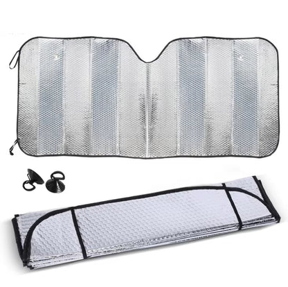 High Quality Pe Bubble Foldable Car Sun Shades Front Custom Printing Car Sunshade