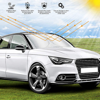Sunshade Car Sunshade Silver-Coated Cloth Material