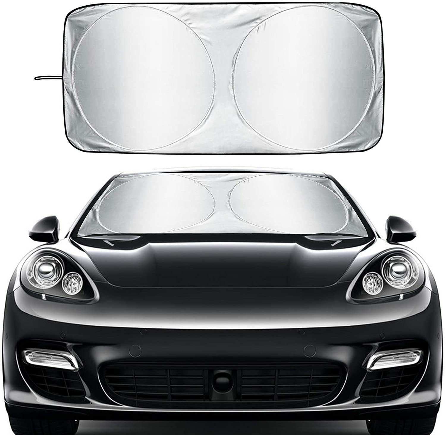 Sunshade Car Sunshade Silver-Coated Cloth Material