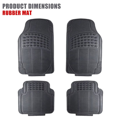 Factory Direct Luxury All-Season Front Car Floor Mats PVC/TPR/TPE Waterproof Non-Slip Cow Eye Patch Carpet 3D 10Mm Thick