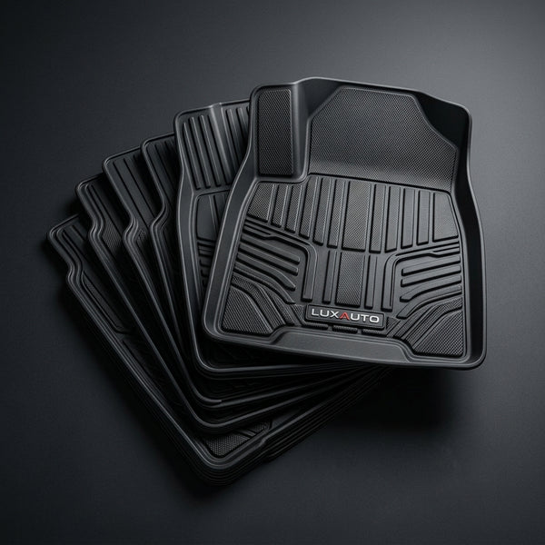 Factory Direct Luxury All-Season Front Car Floor Mats PVC/TPR/TPE Waterproof Non-Slip Cow Eye Patch Carpet 3D 10Mm Thick