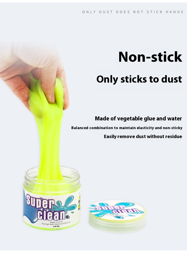 Non-stick gel only sticks to dust not hands