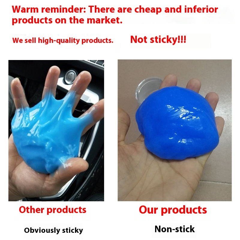 Quality comparison - our non-stick gel vs sticky competitors